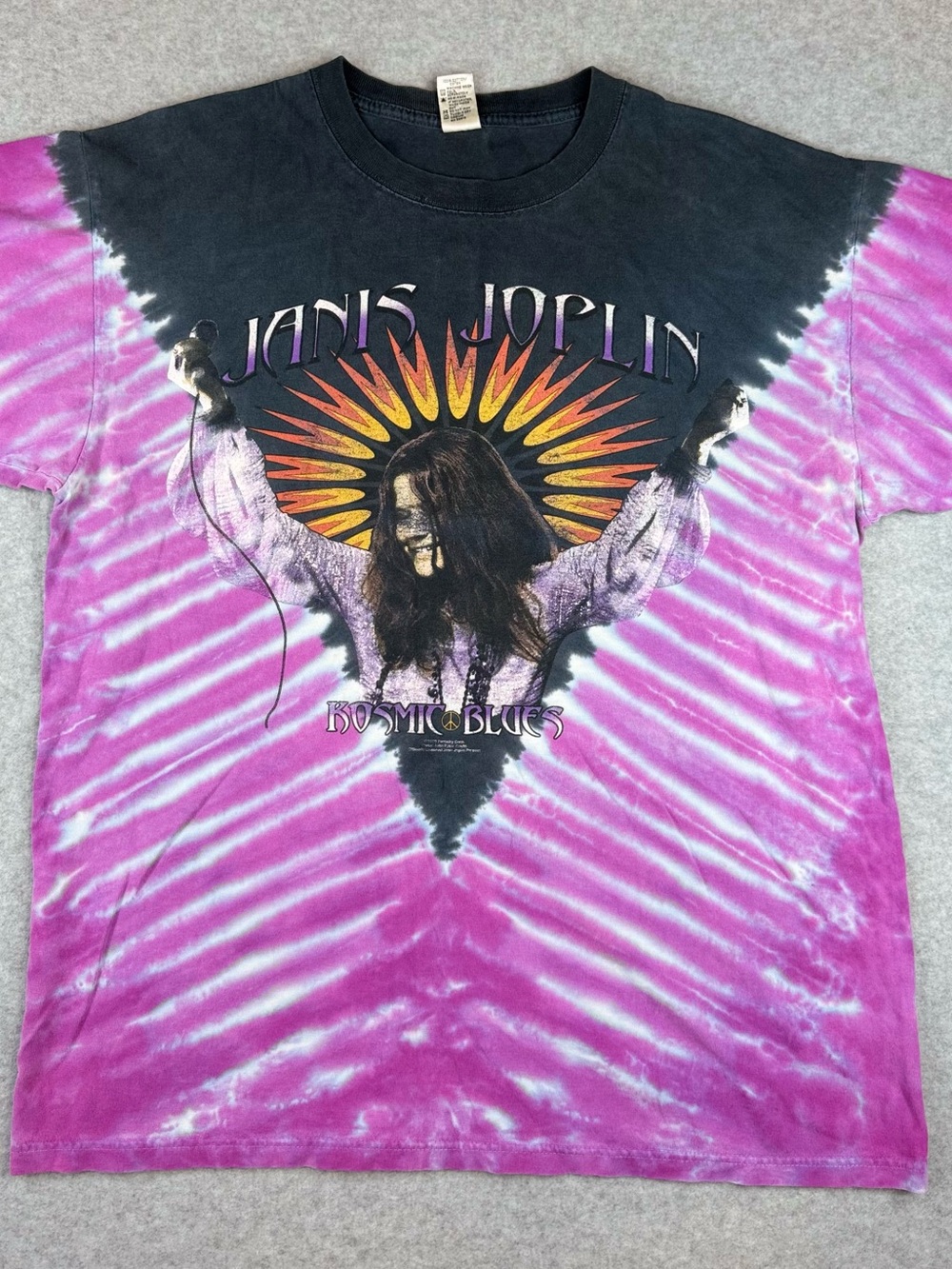Gund Heather Gray Crewneck Tee with Orange Sun Tag